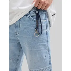 Denim Shorts with Drawstring Tom Tailor Morris image-3