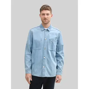 Long-sleeved denim shirt Tom Tailor image-1