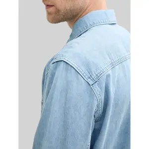 Long-sleeved denim shirt Tom Tailor image-4