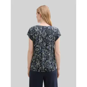 Short Sleeve Printed Blouse for Women Tom Tailor image-2