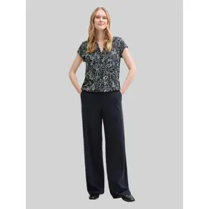 Short Sleeve Printed Blouse for Women Tom Tailor image-3