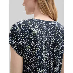 Short Sleeve Printed Blouse for Women Tom Tailor image-4
