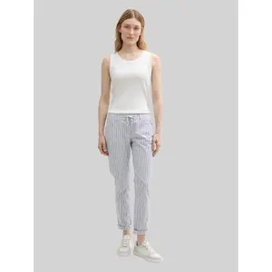 Women's Tapered Striped Pattern Trousers Tom Tailor image-1
