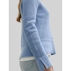 Knit Jumper with Slit Details for Women Tom Tailor image-4