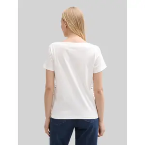 Women's Placed Stripe T-Shirt Tom Tailor image-2