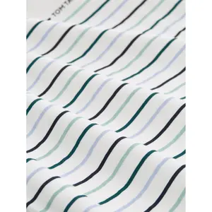 Womens Striped V-Neck T-Shirt Tom Tailor image-5