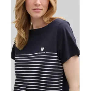 Women's Placed Stripe T-Shirt Tom Tailor image-4