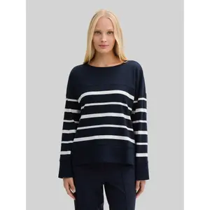 Women's Long Sleeve Ribbed Striped T-Shirt Tom Tailor image-1