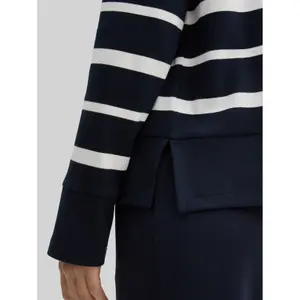 Women's Long Sleeve Ribbed Striped T-Shirt Tom Tailor image-4