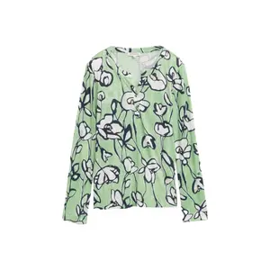 Women's Patterned Blouse Tom Tailor Henley image-0