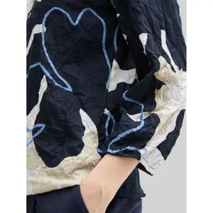 Women's V-Neck Crinkled Blouse Tom Tailor image-4