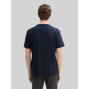 T-shirt with small printed logo Tom Tailor image-2