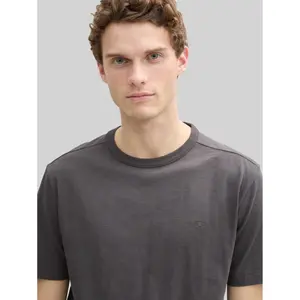T-shirt with small printed logo Tom Tailor image-4