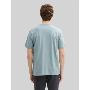 T-shirt with small printed logo Tom Tailor image-2
