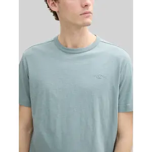 T-shirt with small printed logo Tom Tailor image-4