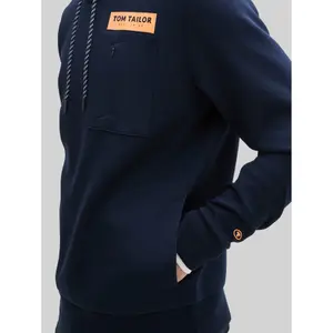 Hooded Sweatshirt with Pockets Tom Tailor image-4
