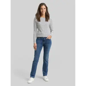 Medium Wash Straight Jeans Women Tom Tailor Alexa image-1