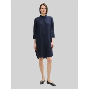 Women's linen shirt dress Tom Tailor image-1