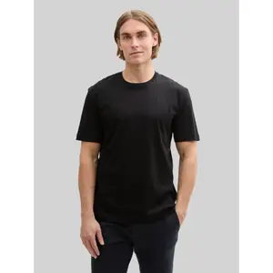 Basic T-shirt with Embroidered Logo Tom Tailor image-1