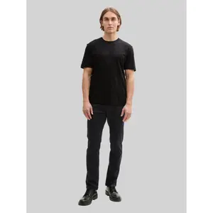 Basic T-shirt with Embroidered Logo Tom Tailor image-3