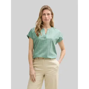 Women's Cotton Blouse Tom Tailor image-1