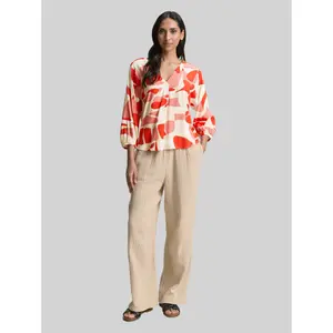 3/4 Sleeve V-Neck Blouse Women Tom Tailor image-3