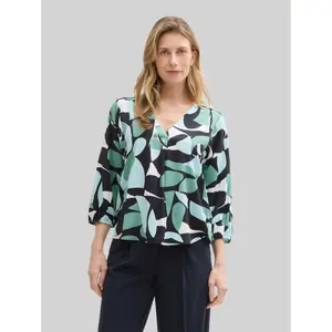 3/4 Sleeve V-Neck Blouse Women Tom Tailor image-1