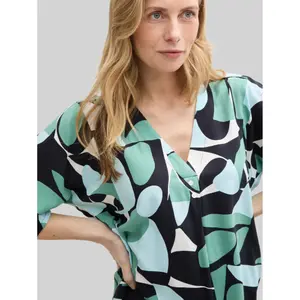 3/4 Sleeve V-Neck Blouse Women Tom Tailor image-4