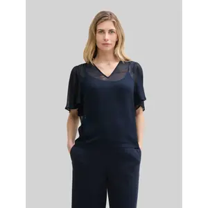 Women's Silk Chiffon Blouse Tom Tailor image-1