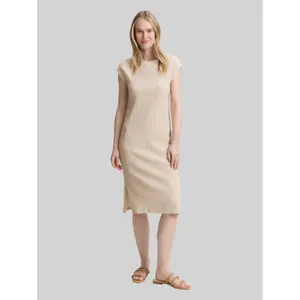 Short Sleeve Crinkled Dress Women's Tom Tailor image-3