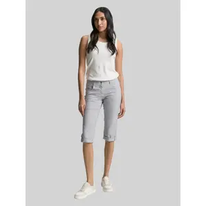 Adjustable Cuff Striped Trousers for Women Tom Tailor image-1