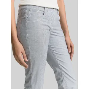 Adjustable Cuff Striped Trousers for Women Tom Tailor image-3