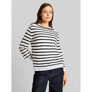 Women's long-sleeved striped T-shirt Tom Tailor image-1