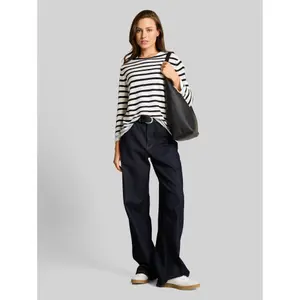 Women's long-sleeved striped T-shirt Tom Tailor image-3