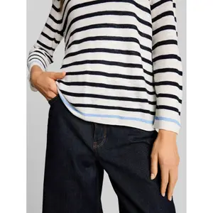 Women's long-sleeved striped T-shirt Tom Tailor image-4