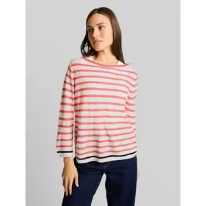 Women's long-sleeved striped T-shirt Tom Tailor image-1