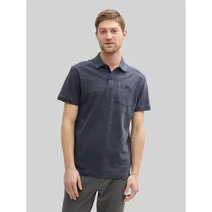 Injected Piqué Polo with Chest Pocket Tom Tailor image-1