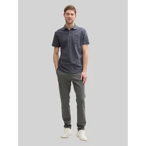 Injected Piqué Polo with Chest Pocket Tom Tailor image-3