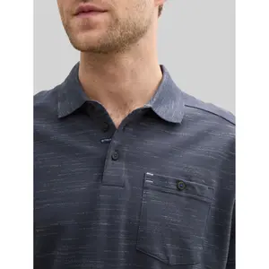 Injected Piqué Polo with Chest Pocket Tom Tailor image-4