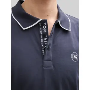 Piqué Polo with Print Tom Tailor image-4