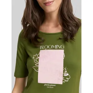 Basic Printed T-shirt for Women Tom Tailor image-4