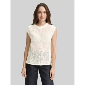 Lace Knit Vest Women Tom Tailor image-1