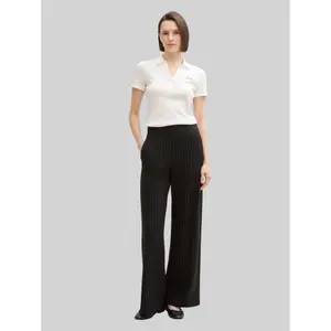 Embroidered logo polo shirt for women Tom Tailor Basic image-3