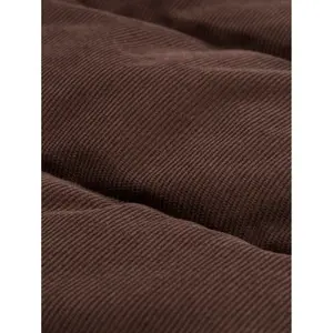Hooded velvet puffer jacket Tom Tailor image-5