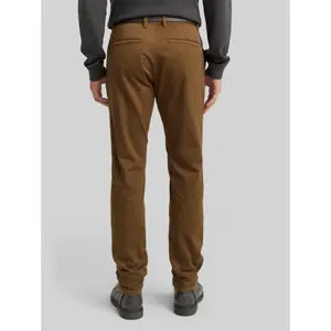 Slim Fit Stretch Chino Trousers with Belt Tom Tailor image-2