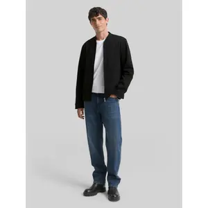 Zipped Pique Bomber Jacket Tom Tailor image-3
