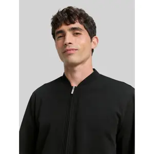 Zipped Pique Bomber Jacket Tom Tailor image-4