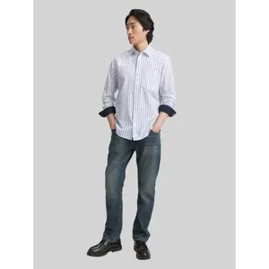Striped Long Sleeve Shirt with Chest Pocket Tom Tailor image-3