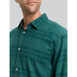 Tone-on-tone checked shirt Tom Tailor image-4