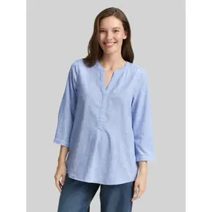 Women’s Split V-Neck Blouse Tom Tailor image-1